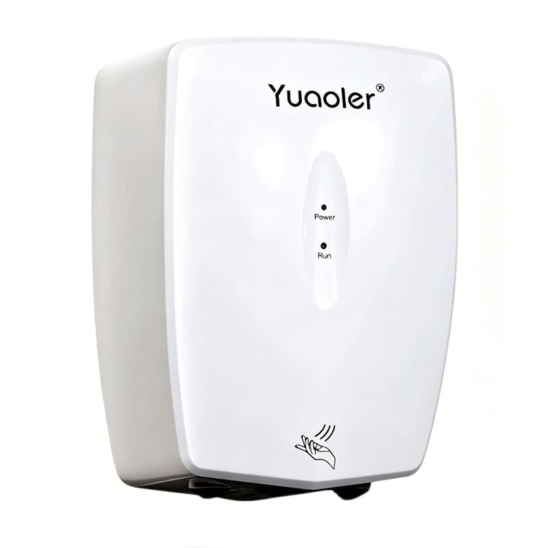 Sensor Activated No Touch Hand Dryer Low Power Consumption High Speed Fast Dry Hygienic Restroom Hand Dryer